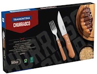 Juego de cubiertos para asado de Acero inox Dynamic 12 pzs - 10390165